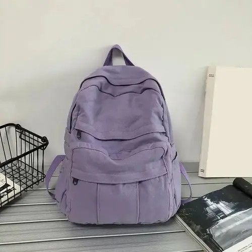 Vintage Unisex Canvas Backpack Size ONE SIZE - 2 Thumbnail