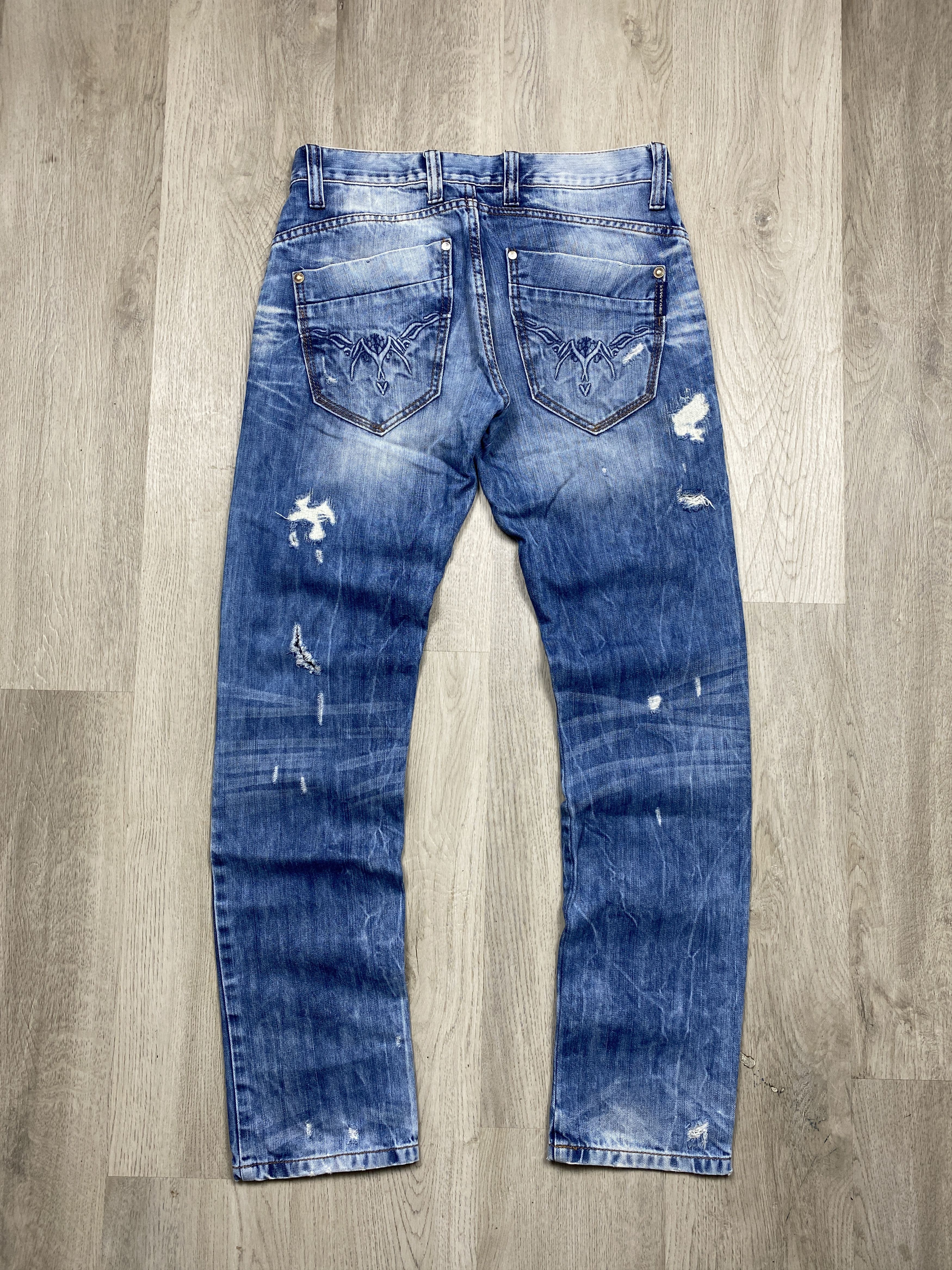 If Six Was Nine Cipo & Baxx Distressed Denim Vintage Rap Pants Jeans Size US 29 - 9 Thumbnail