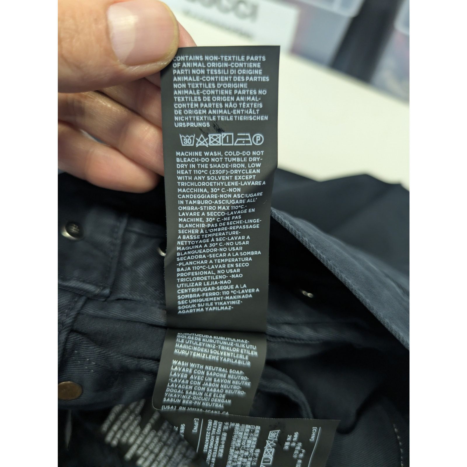 Tom Ford o1rshd1 Straight Fit Denim Jeans in Navy Blue Size US 30 / EU 46 - 16 Thumbnail