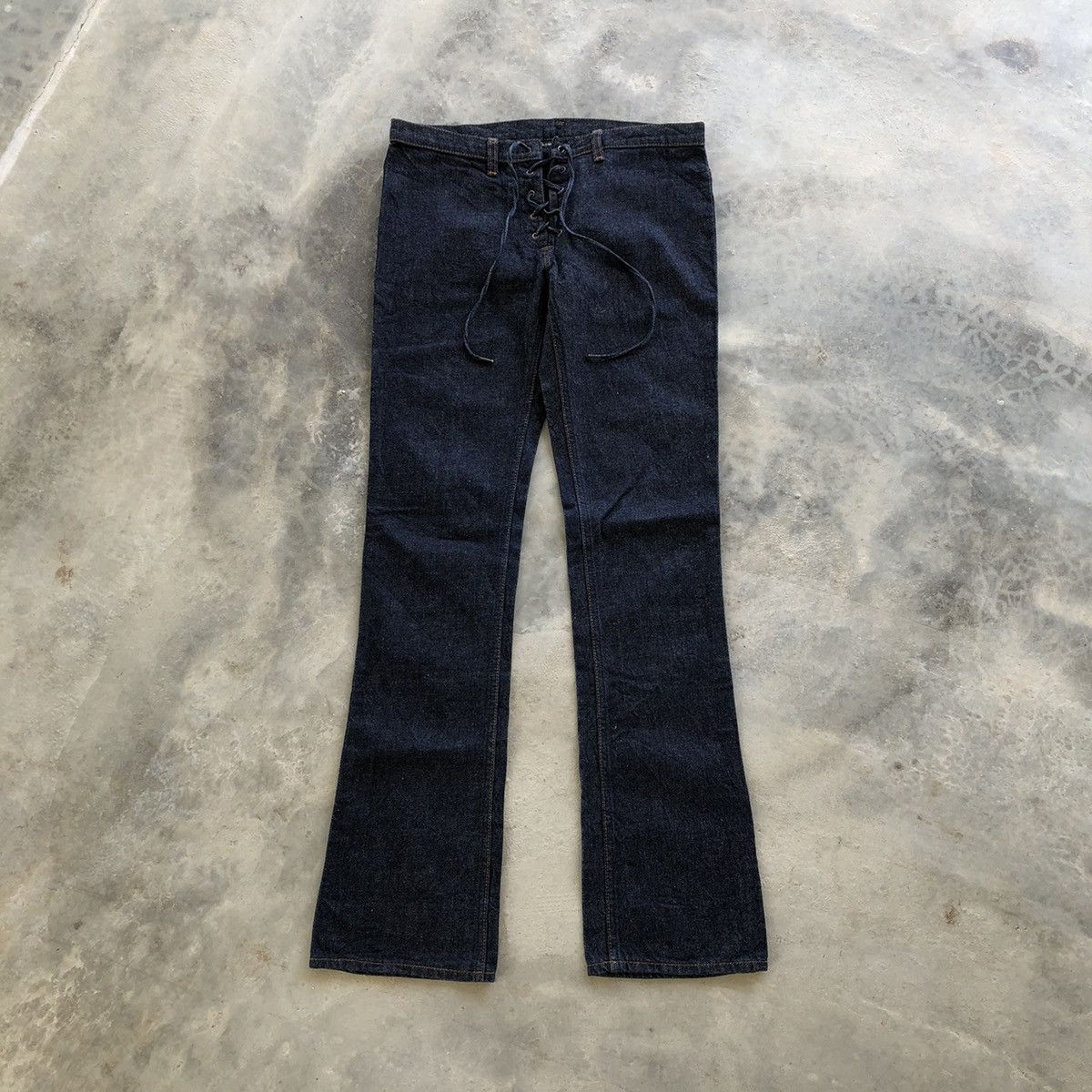 Hysteric Glamour × Japanese Brand HYSTERIC GLAMOUR Blue Flare Jeans Size 30" / US 8 / IT 44 - 1 Thumbnail