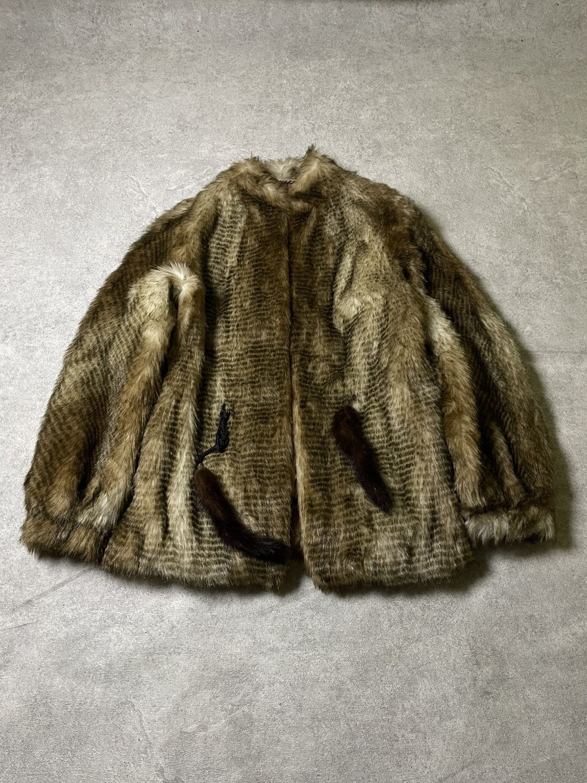 If Six Was Nine Y2K LGB IfSixWasNine Style Faux Leather Fur Zip Jacket Size US M / EU 48-50 / 2 - 4 Thumbnail