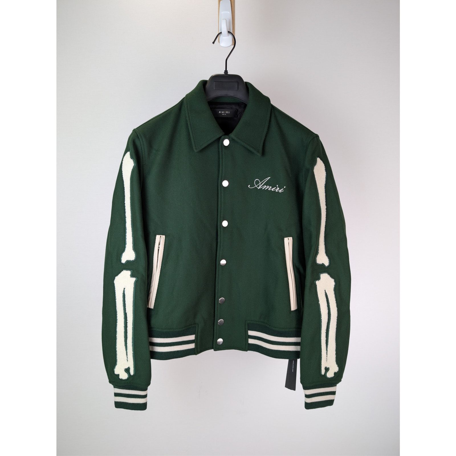 Amiri o1rshd1 Bones Jacket in Rain Forest Size US M / EU 48-50 / 2 - 1 Thumbnail