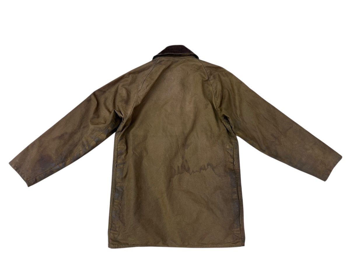 Barbour Trashed Vintage Barbour Beaufort Distressed Waxed Jacket Size US S / EU 44-46 / 1 - 16 Thumbnail