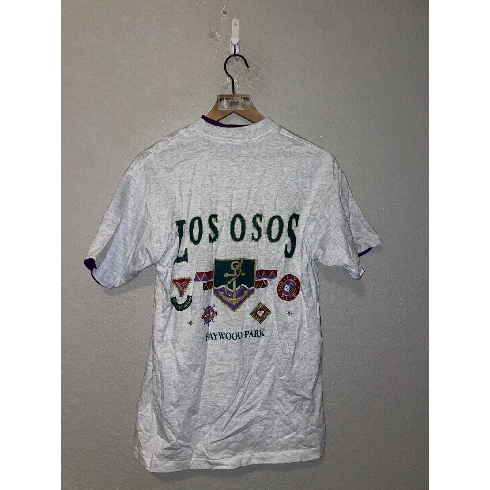 Signal Sport Vintage Los Osos Shirt Test Print Baywood Park Tee 90s VTG M Size US M / EU 48-50 / 2 - 10 Thumbnail
