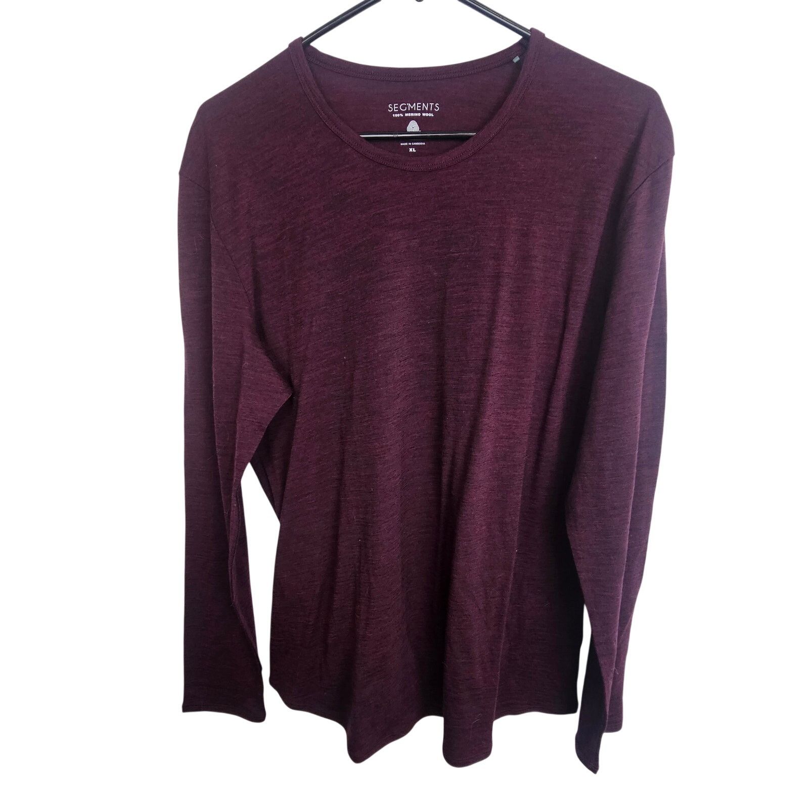 Sebago Segments Womens Merino Wool Base Layer Top Size XL Gorpcore Size XL / US 12-14 / IT 48-50 - 1 Thumbnail