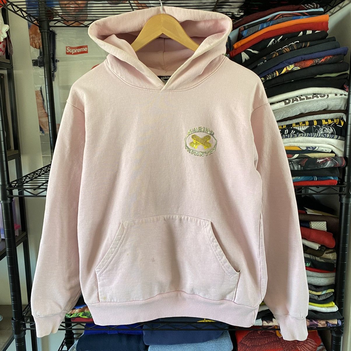 Marino Infantry Marino Infantry Hoodie Sweatshirt Pink Double Sided OG Vlone Size US S / EU 44-46 / 1 - 1 Thumbnail