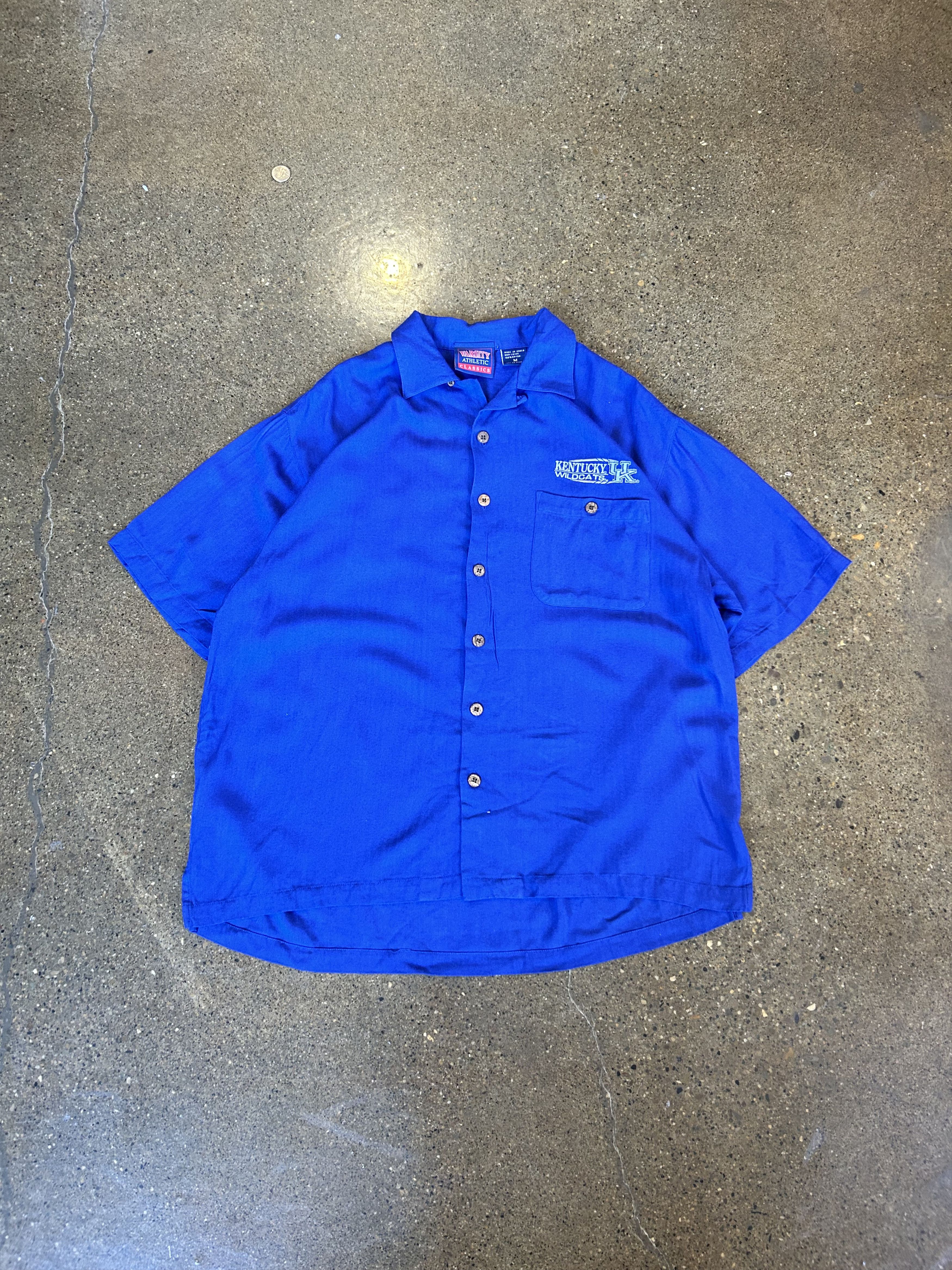 NCAA × Vintage Vintage University of Kentucky Wildcats Button Up Shirt Size US M / EU 48-50 / 2 - 1 Thumbnail