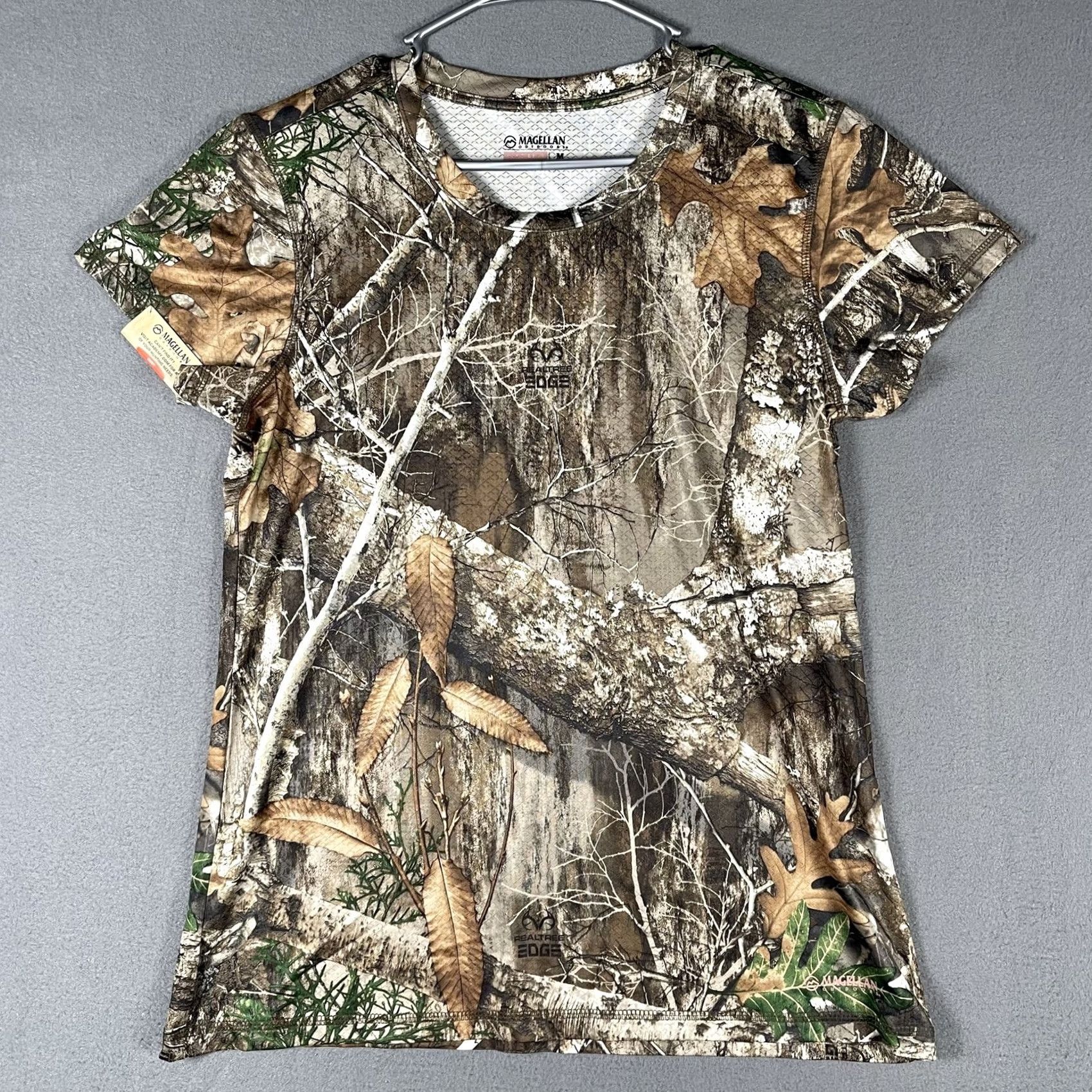 Vintage Magellan Outdoors Shirt Womens Medium Camo Realtree Edge Hunt Gear Camouflage Tee Size M / US 6-8 / IT 42-44 - 2 Thumbnail