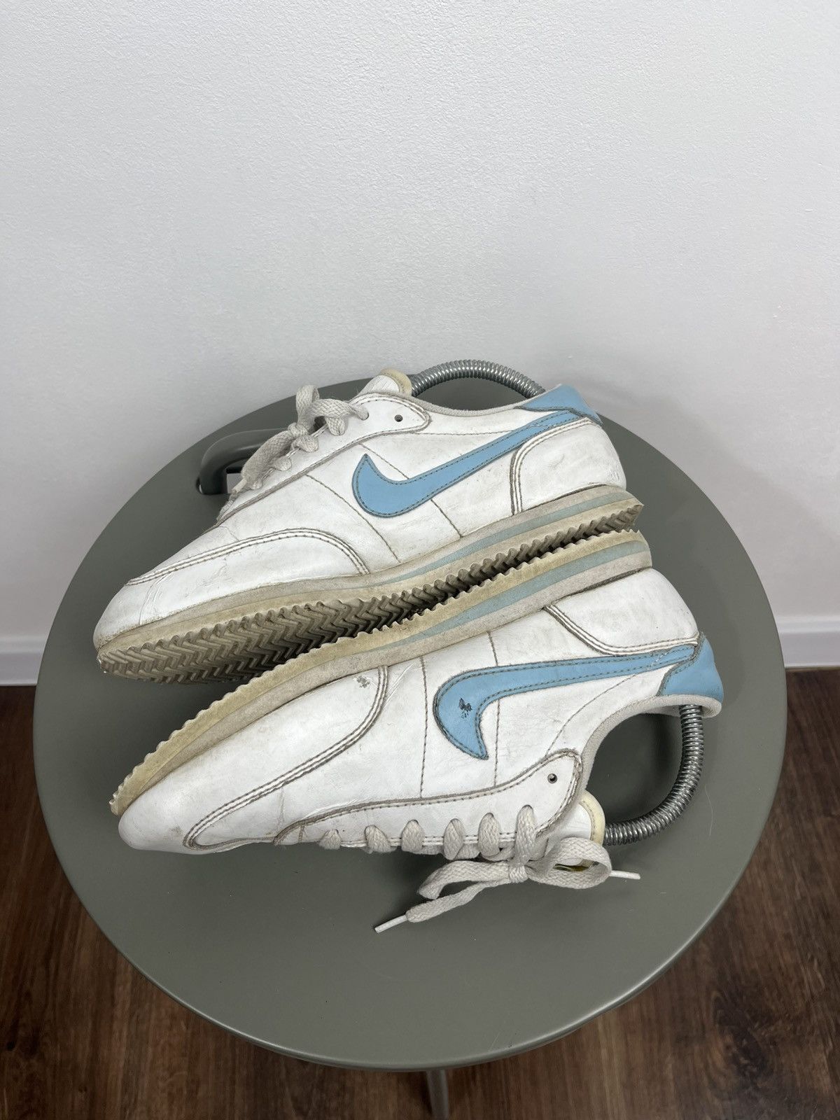 Nike Vintage 2002 Nike Cortez Women’s Sneakers White Blue Size US 9.5 / IT 39.5 - 7 Thumbnail