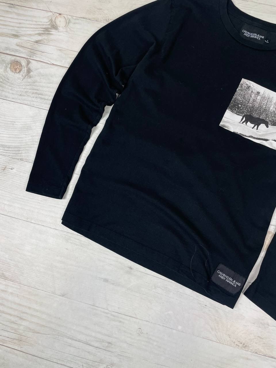 Calvin Klein CALVIN KLEIN JEANS ANDY WARHOL Long Sleeve T Shirt Size US L / EU 52-54 / 3 - 3 Thumbnail