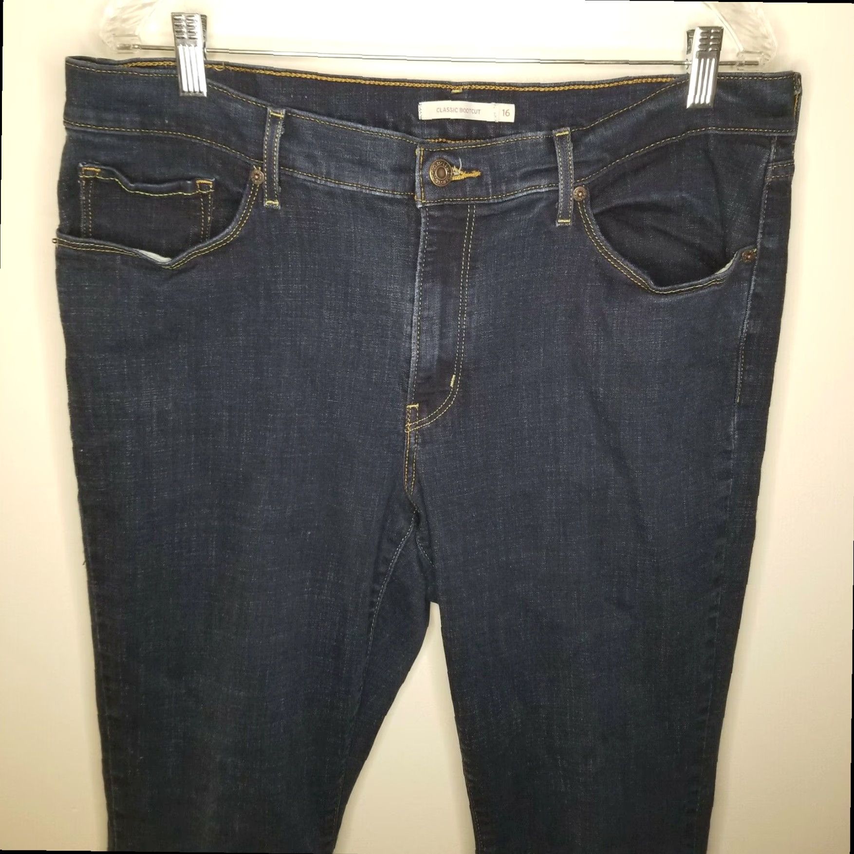Levi's Levis Womens Classic Bootcut Blue Jeans Size 16 Size 38" / US 16 / IT 52 - 2 Thumbnail