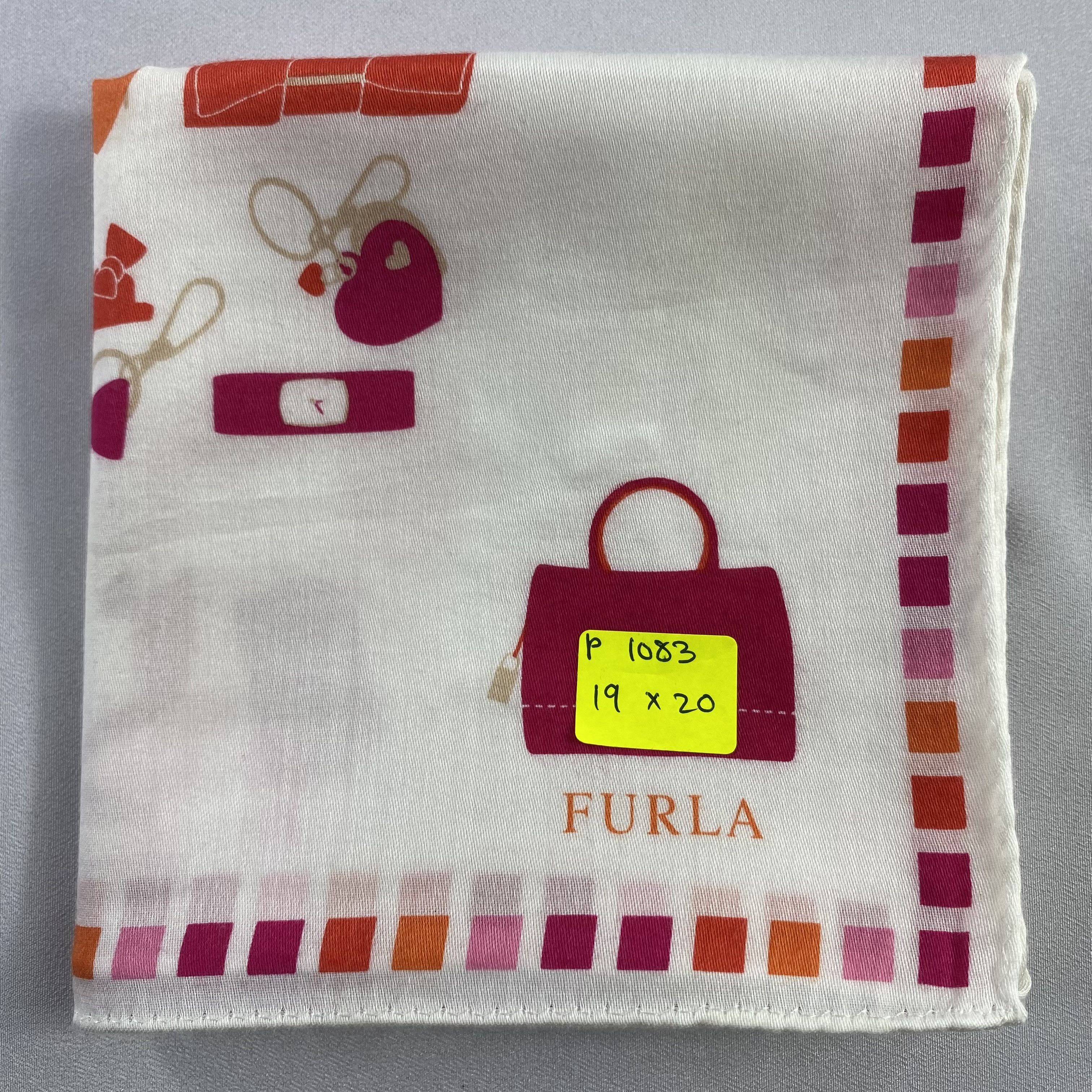 Furla × Vintage Furla Bandana/ Handkerchief / Neckerchief-P1083 Size ONE SIZE - 6 Thumbnail