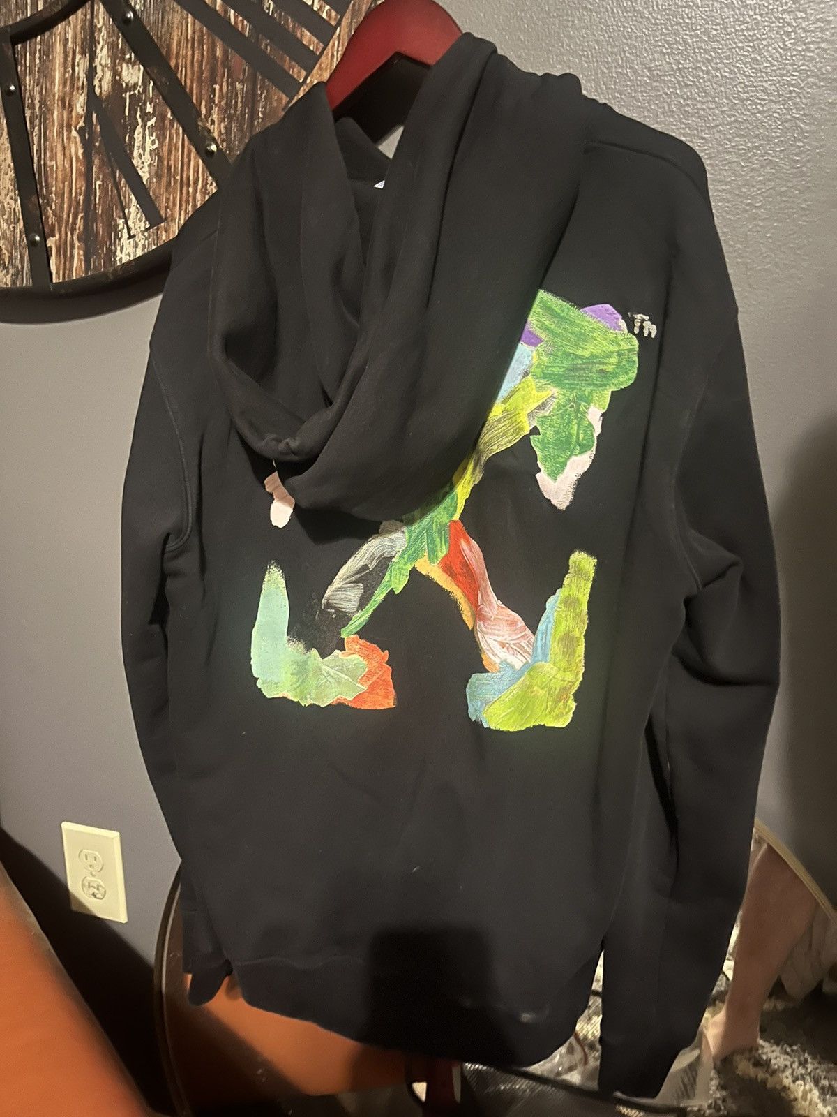 Off-White Off White Airbrush Hoodie Size US XL / EU 56 / 4 - 2 Thumbnail