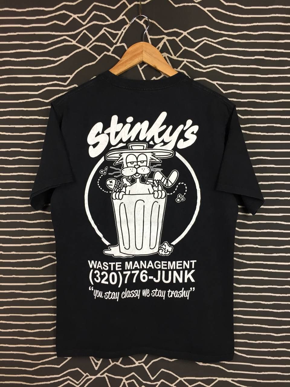 A.LAB A.LAB Stinky's Waste Management Funny Cartoon Graphic Tee Size US M / EU 48-50 / 2 - 1 Thumbnail