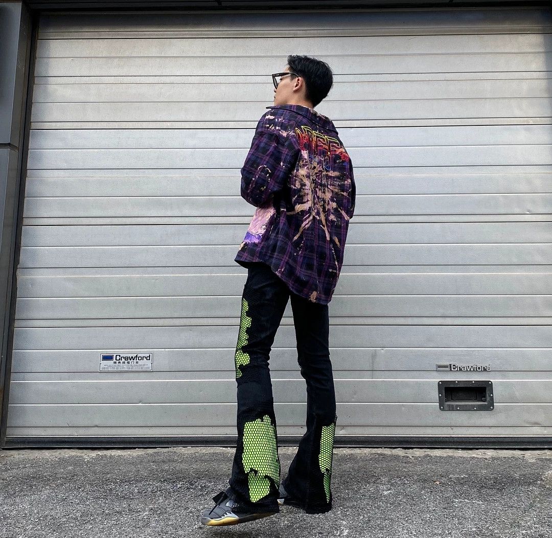 Off-White Off-White SS20 Tie-Dye Crystal Embroidery OS Shirt M Size US M / EU 48-50 / 2 - 4 Thumbnail