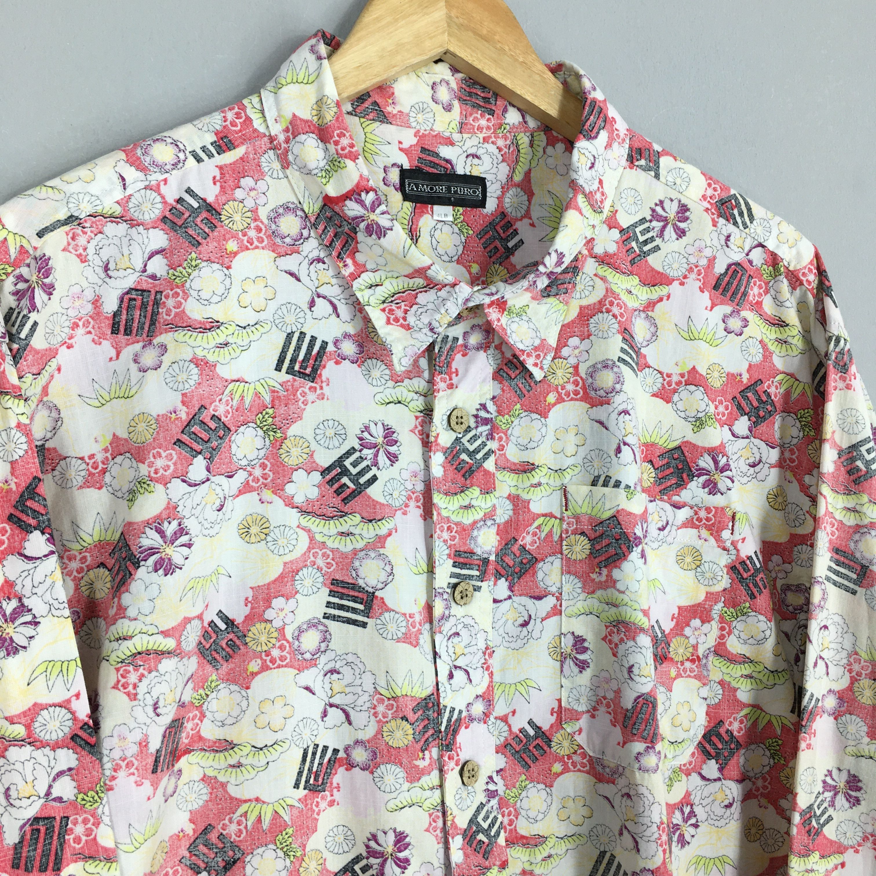 Vintage Vintage 80's Hawaiian Floral Art Cotton Shirt XLarge Size US XL / EU 56 / 4 - 3 Thumbnail