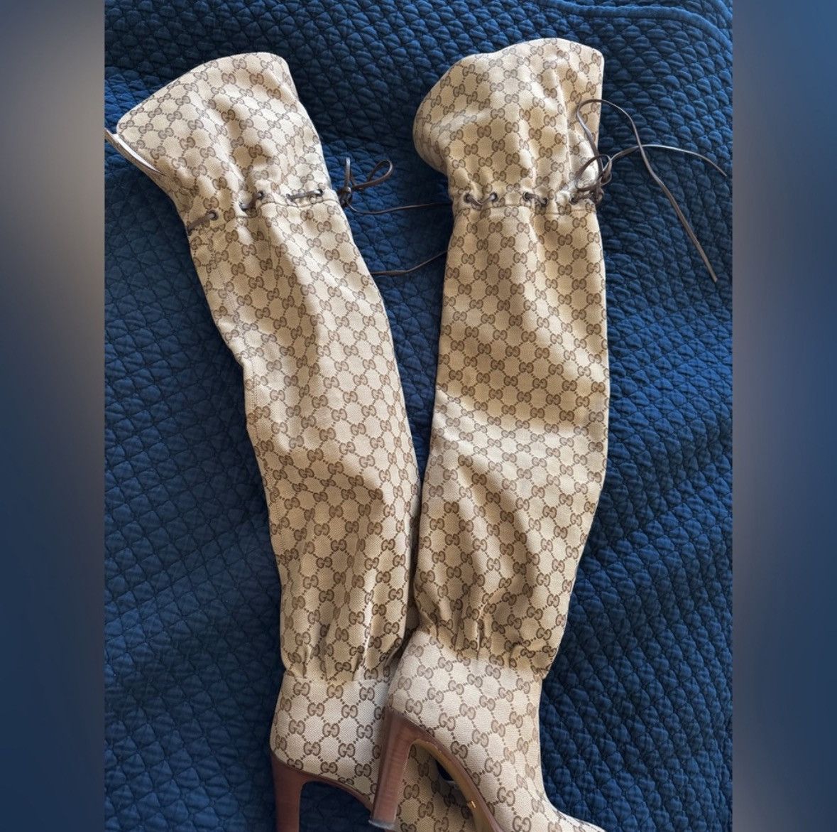 Gucci Gucci Knee High Heels Size US 8 / IT 38 - 2 Thumbnail