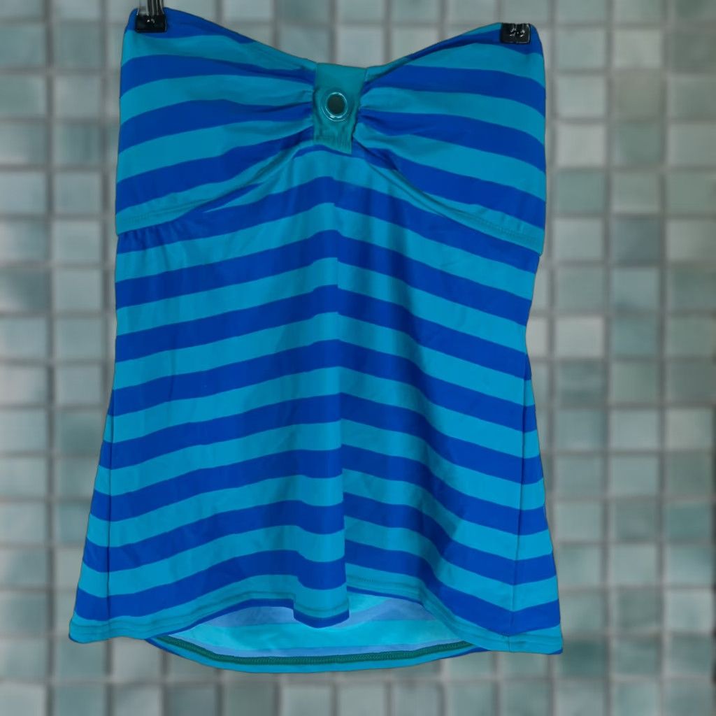 Vintage VINTAGE Candies Women's Bikini Top Tankini Padded Swimsuit Halter Strap Beach Blue XL Size XL / US 12-14 / IT 48-50 - 1 Thumbnail