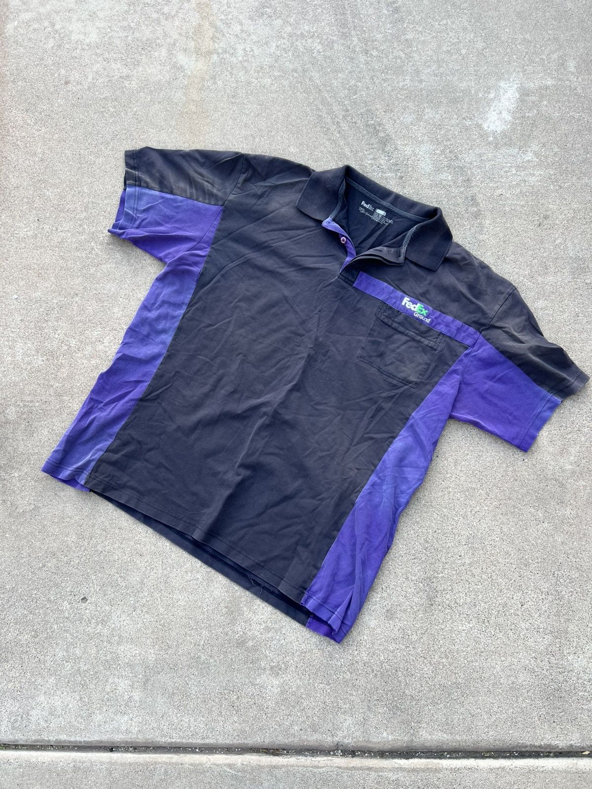 Vintage Vintage black fedex polo Size US XXL / EU 58 / 5 - 1 Thumbnail