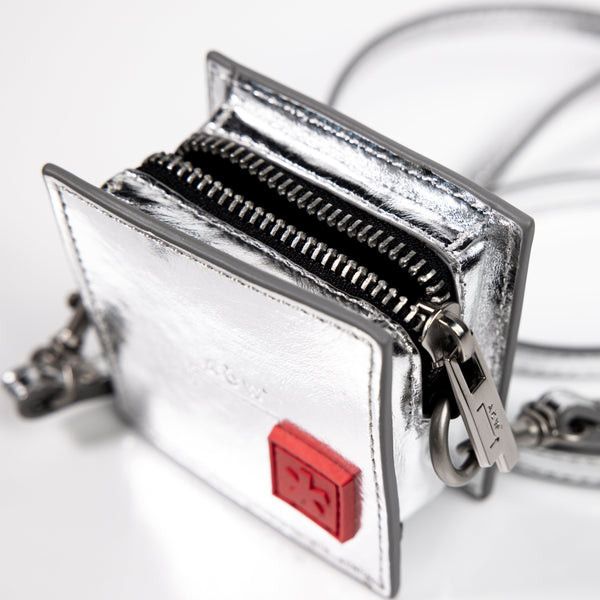 A-COLD-WALL* Silver square coin pouch Size ONE SIZE - 13 Thumbnail