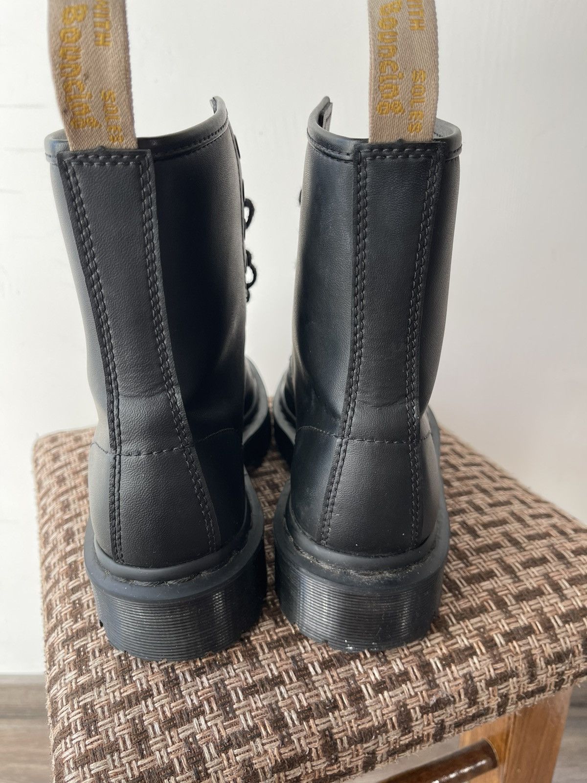 Dr. Martens Dr. Martens Vegan Jadon II Mono Platform Boots Black Sz EU37 Size US 7 / IT 37 - 5 Thumbnail