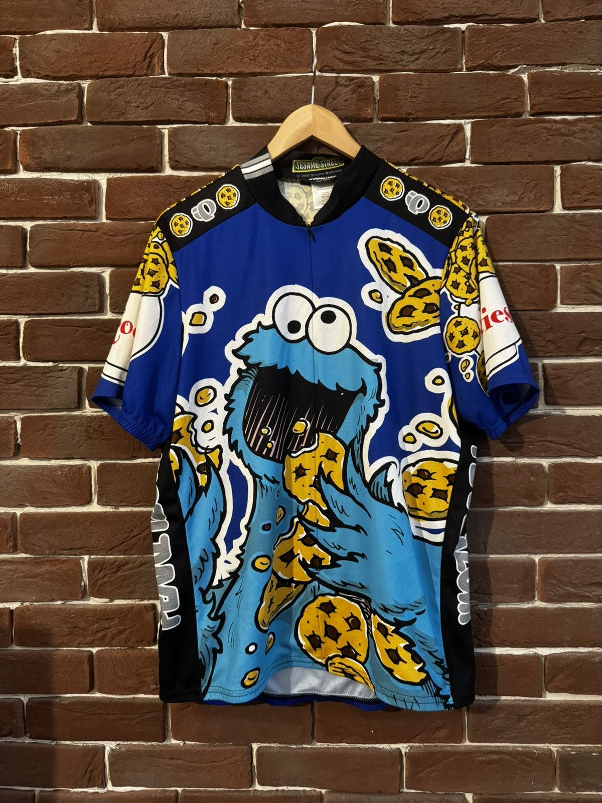 PEARL iZUMi Pearl Izumi Cookie Monster Vintage Bike Jersey Hype Street Size US L / EU 52-54 / 3 - 1 Thumbnail