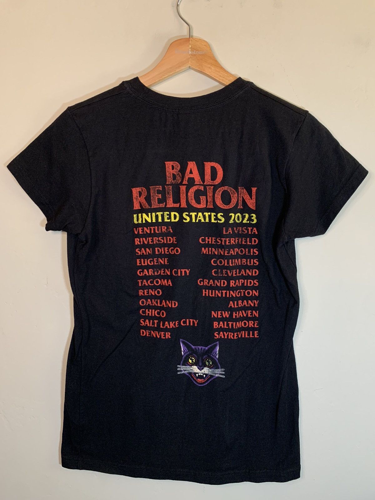 Band Tees *RARE* Bad Religion Tour United States 2023 Art T-Shirt - L Size L / US 10 / IT 46 - 2 Thumbnail