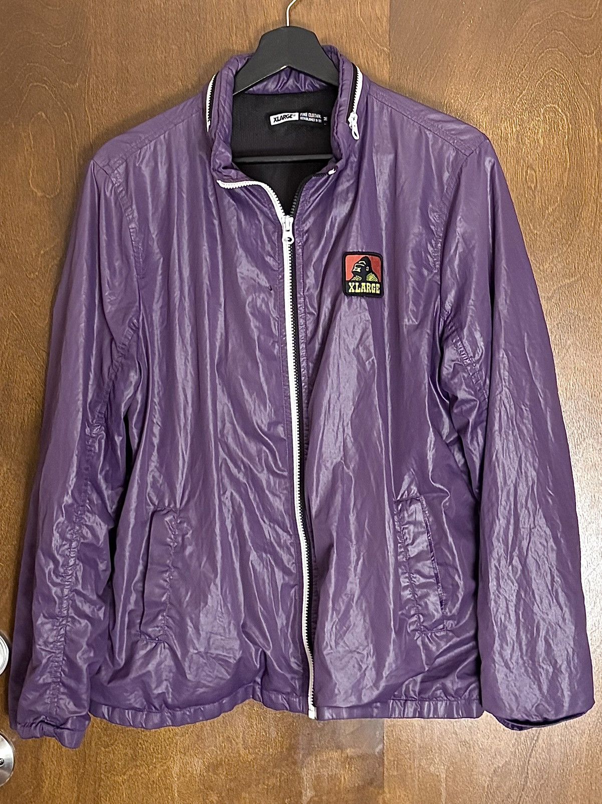 Xlarge XLARGE Purple Nylon Jacket (M) Gorilla Patch, Small Hole Size US M / EU 48-50 / 2 - 1 Thumbnail