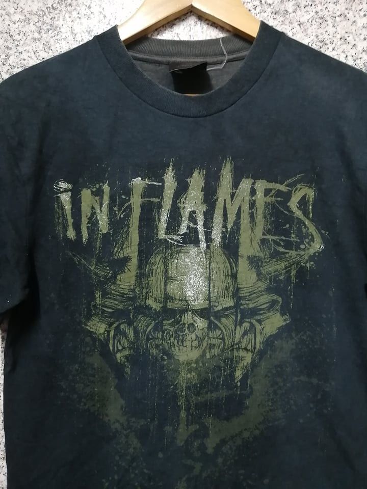 Band Tees × Vintage 2009s In Flames Tour Shirt Size US S / EU 44-46 / 1 - 3 Thumbnail