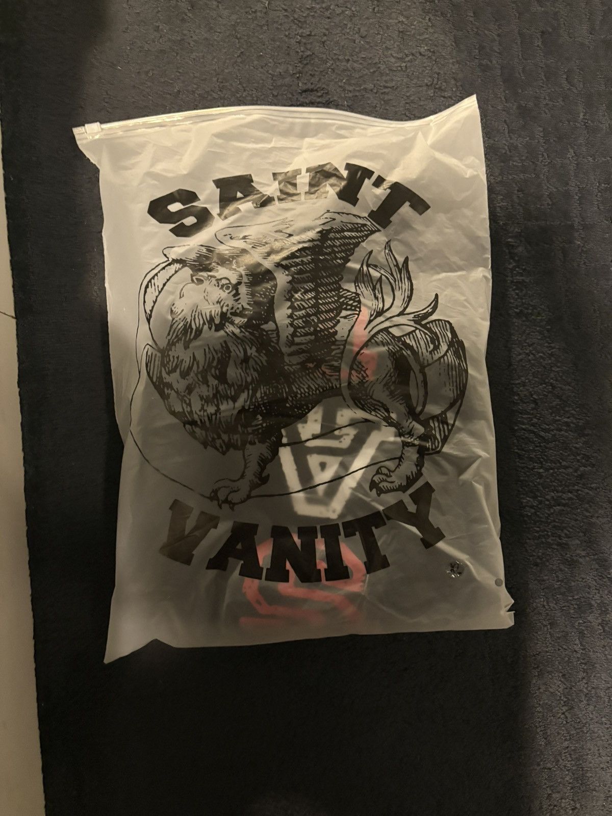 Saint Vanity LOGO SWEATPANTS "BLACK & RED" Size US 36 / EU 52 - 5 Thumbnail