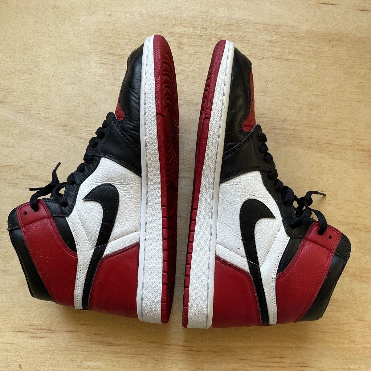 Jordan Brand Air Jordan 1 'Bred Toe' Size US 12 / EU 45 - 9 Thumbnail