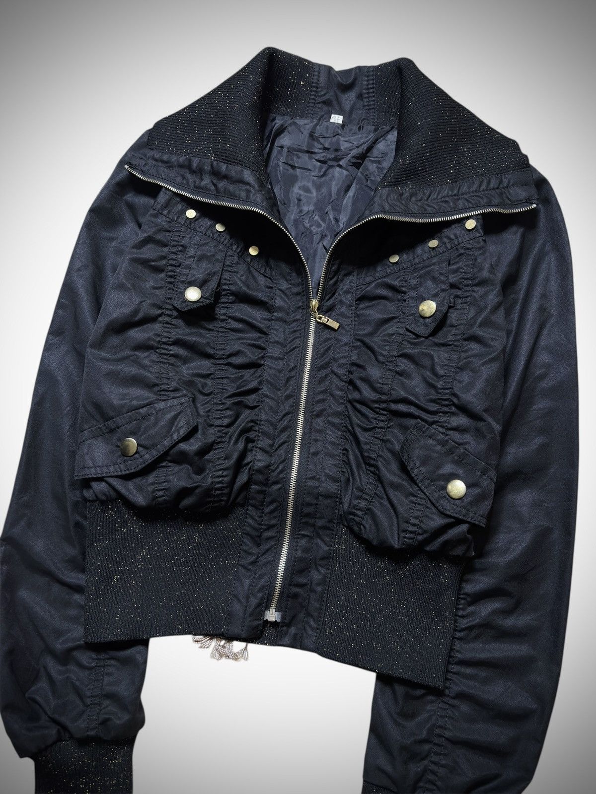 Japanese Brand Gyaru - Punk Style Bomber Jacket Size S / US 4 / IT 40 - 2 Thumbnail