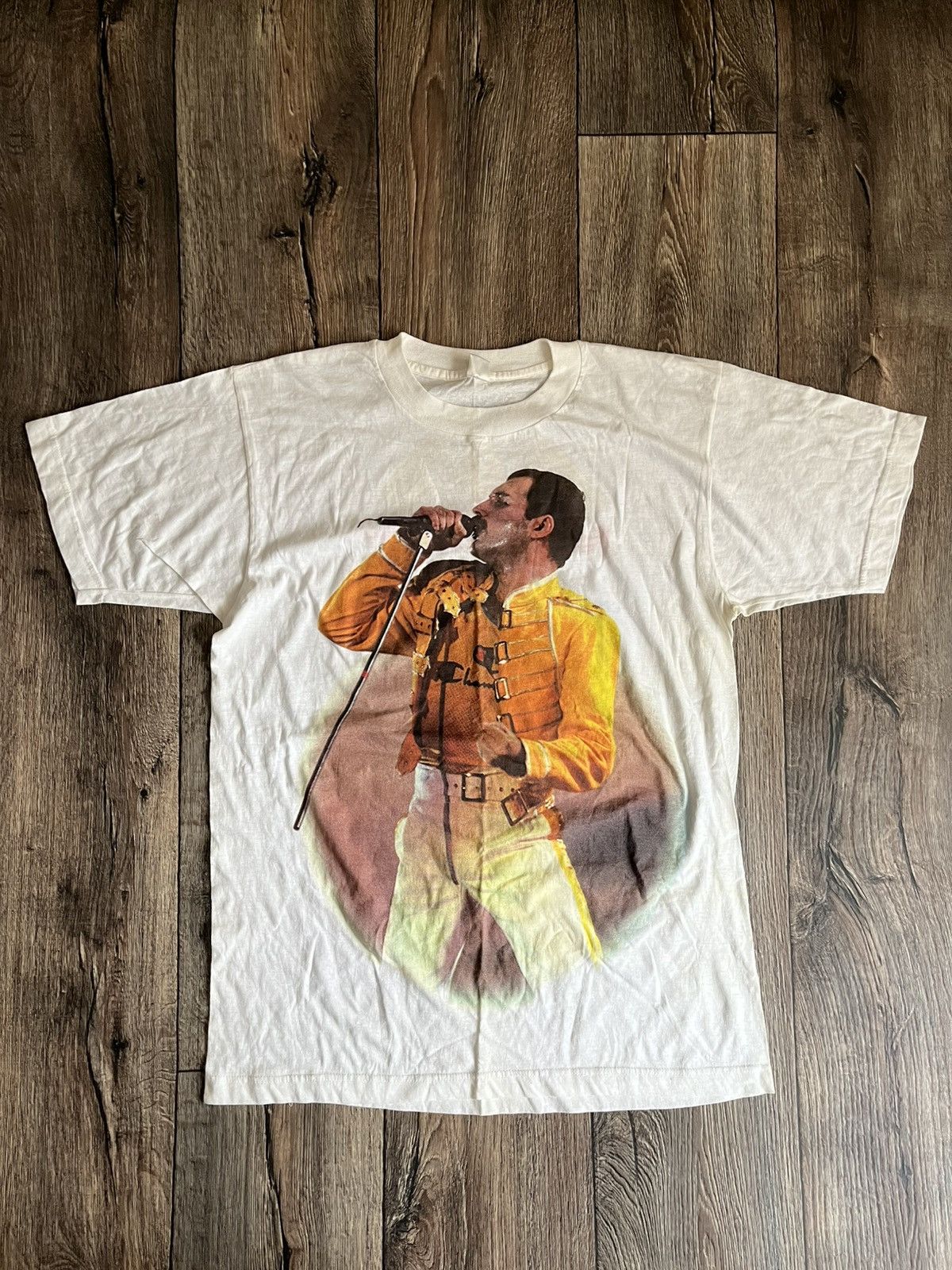 Band Tees Vintage Freddie Mercury Queen Tribute Concert 1992 T-Shirt Size US XL / EU 56 / 4 - 1 Thumbnail