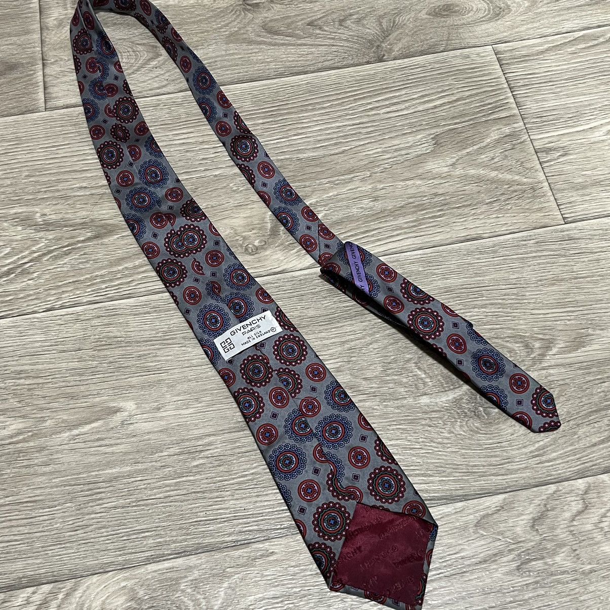 Givenchy Givenchy silk monogram tie many logo England Size ONE SIZE - 1 Thumbnail