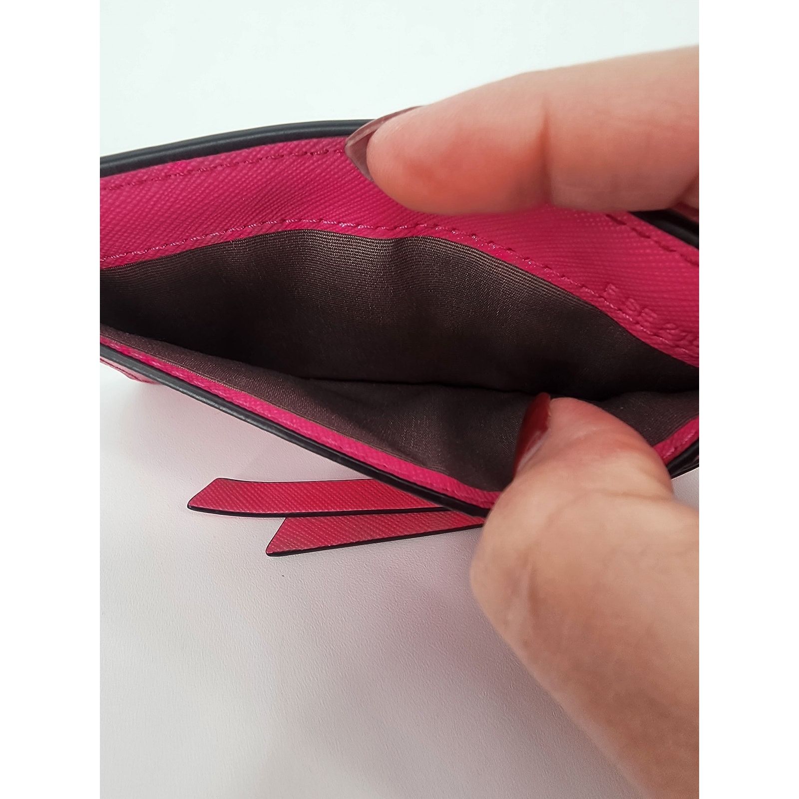 Marc Jacobs Marc Jacobs Snap Shot Pink Card Case Coin Purse Wallet Size ONE SIZE - 7 Thumbnail