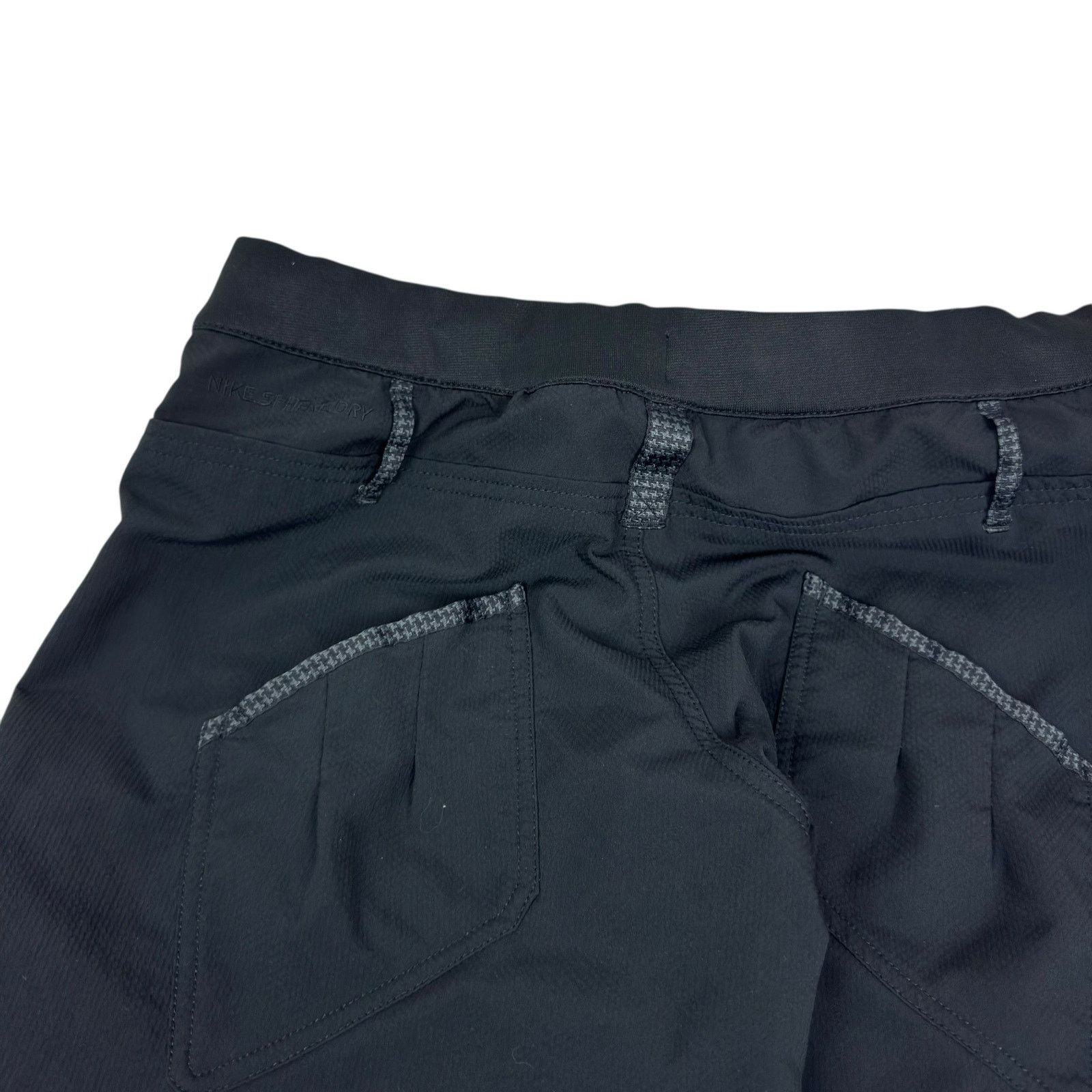 Japanese Brand × Nike Nike Sphere Dry Women's Black Swoosh Straight Leg Pants 10 Size 32" / US 10 / IT 46 - 3 Thumbnail
