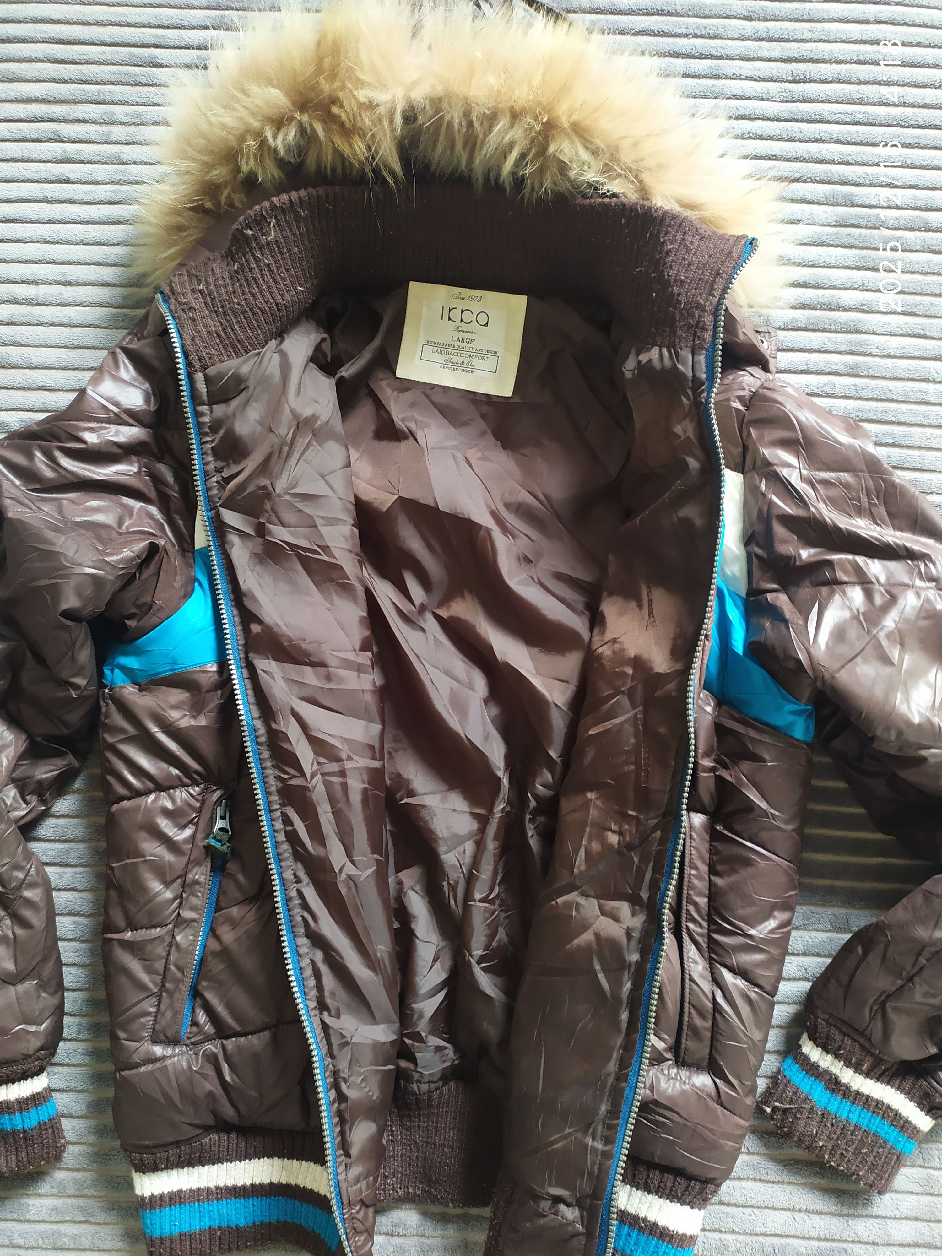 If Six Was Nine 2000s Japanese icca fur puffer jacket Size US L / EU 52-54 / 3 - 3 Thumbnail