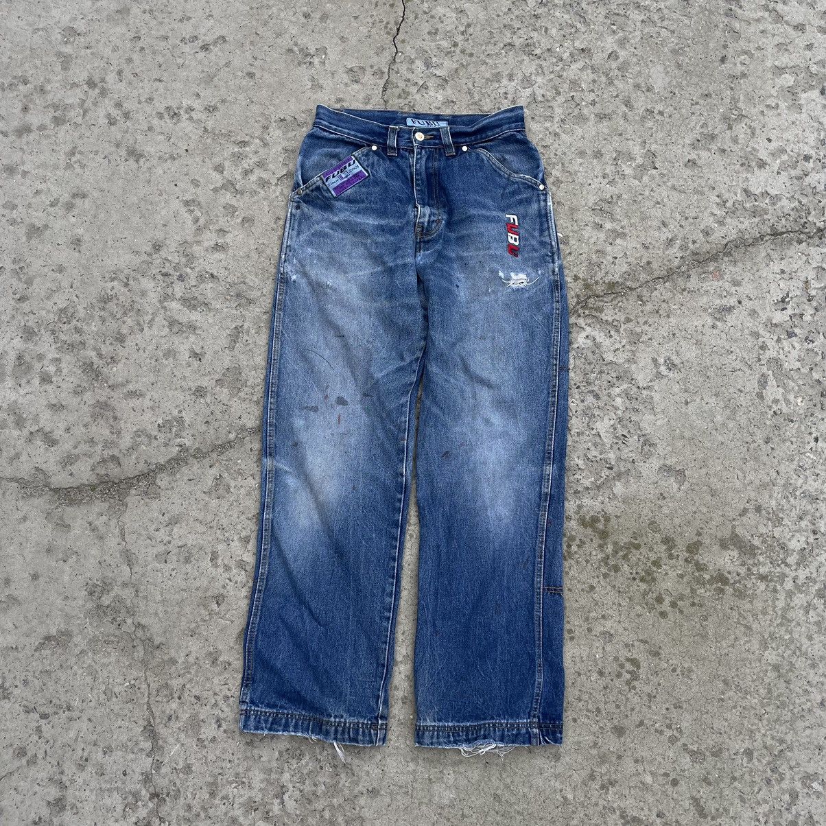 Fubu Vintage Fubu Jeans Baggy Fitted Y2K 90s Rap Size US 30 / EU 46 - 8 Thumbnail