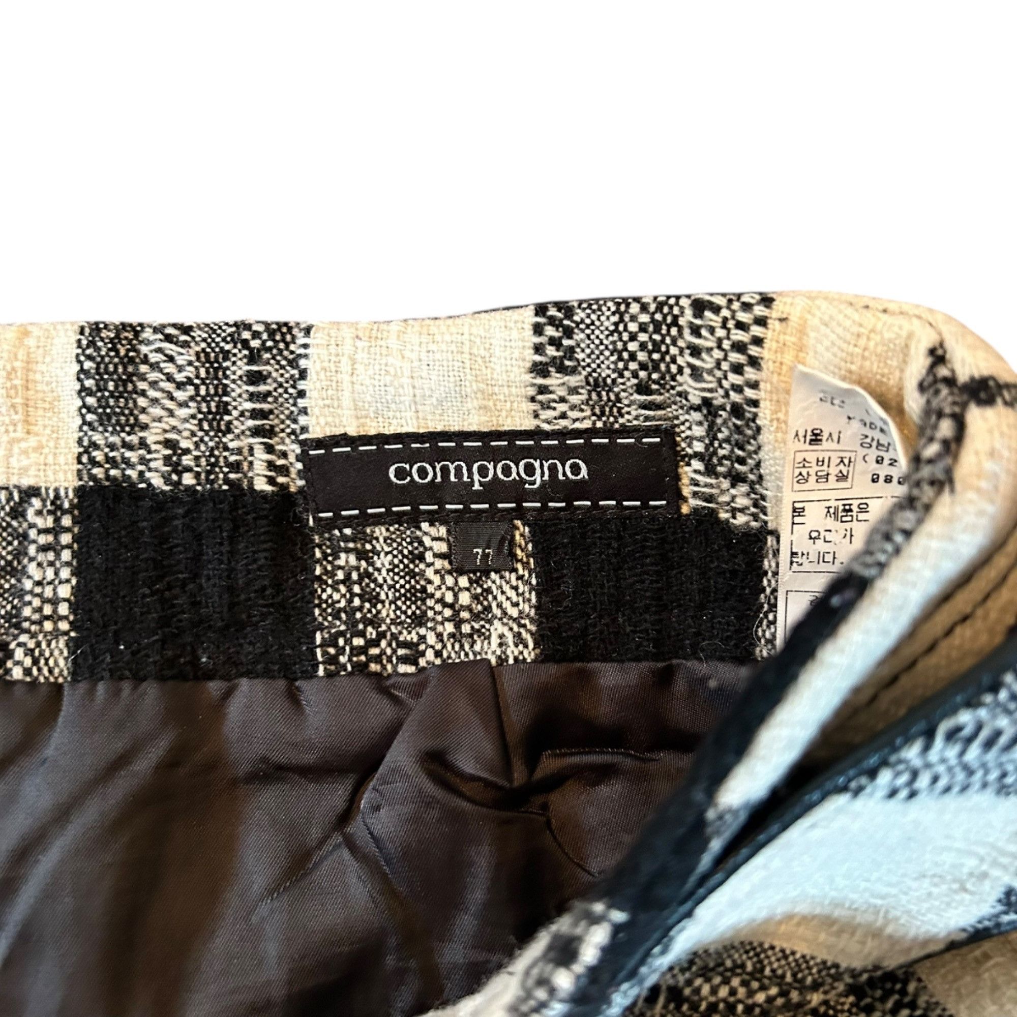Other Compagna Monochromatic Check Old Money Classic Pencil Skirt Size 33" - 3 Thumbnail
