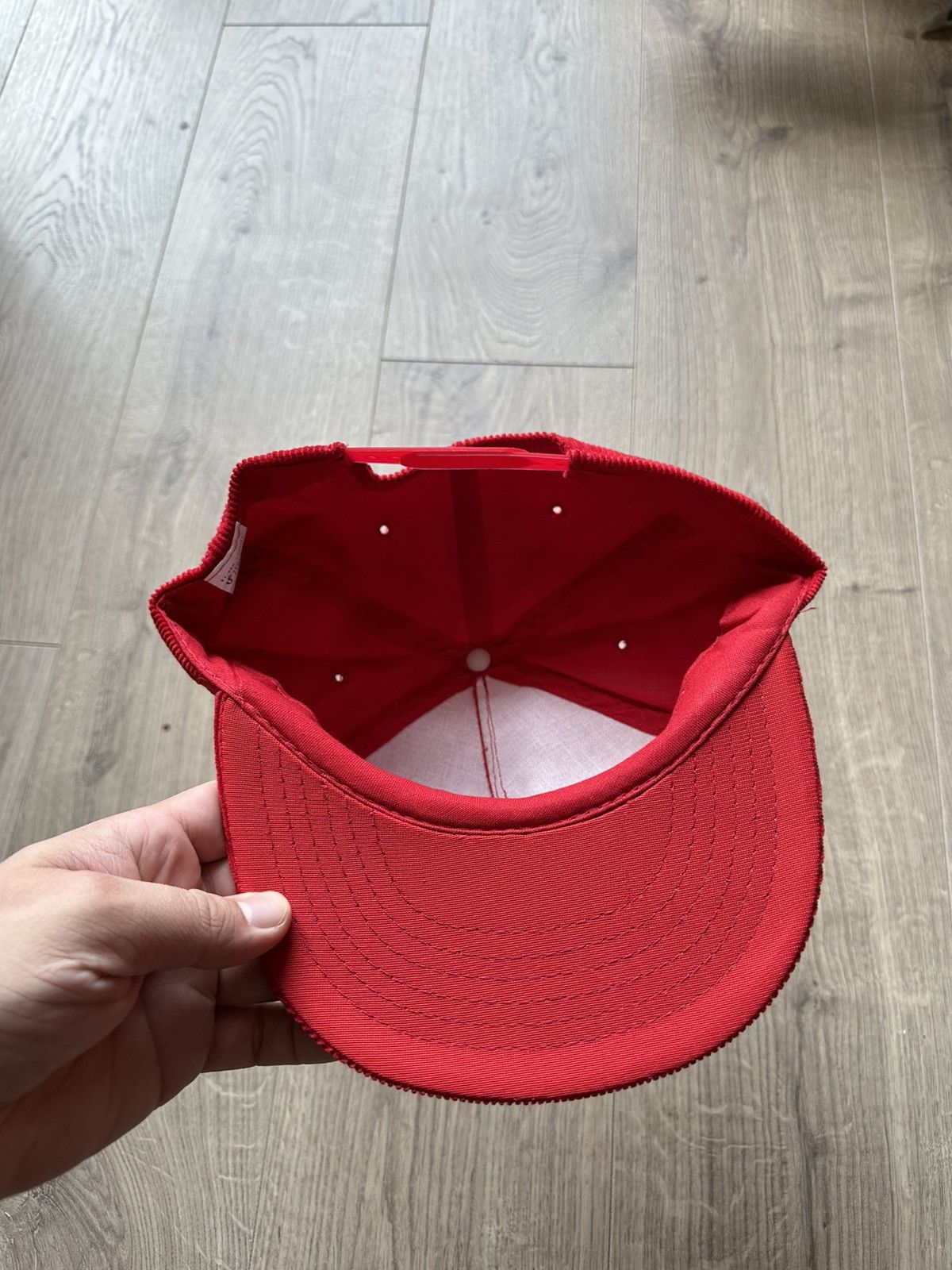 NHL Calgary Flames Vintage Ted Fletcher 90’s Corduroy Hat Size ONE SIZE - 6 Thumbnail
