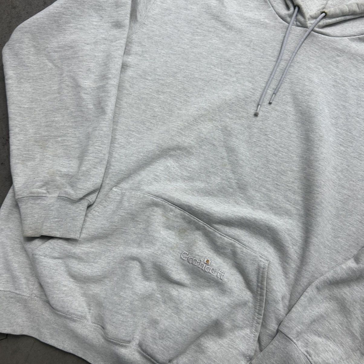 Carhartt × Vintage Vintage carhartt grey hoodie Size US XL / EU 56 / 4 - 5 Thumbnail