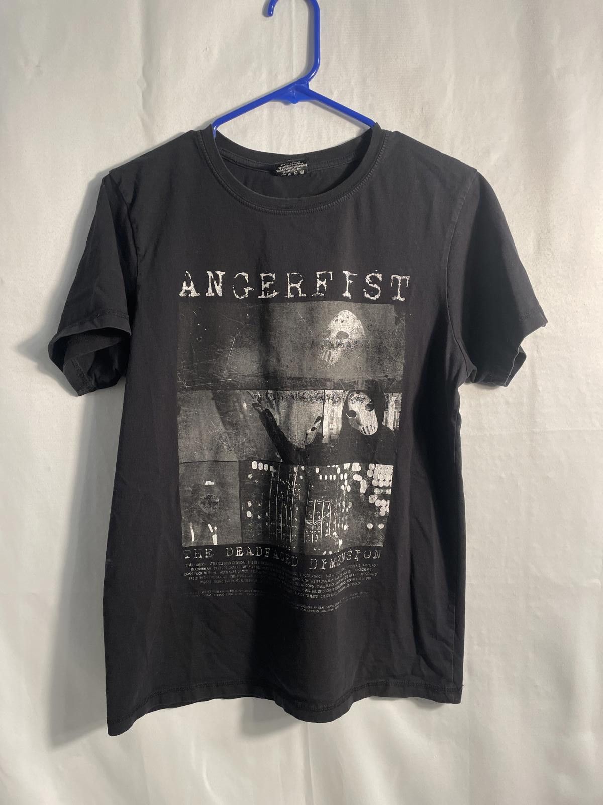Designer Angerfist Graphic Black T-Shirt - Size Small Size US S / EU 44-46 / 1 - 1 Thumbnail