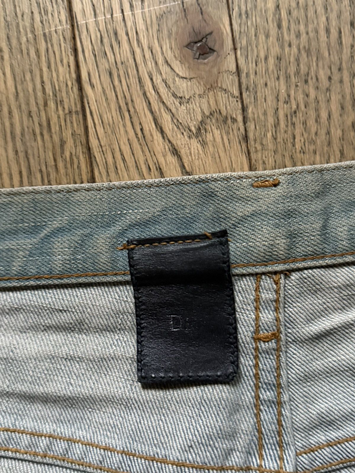 Dior SS05 inky Venom Nut Unwaxed Bleu Clairs Size US 31 - 10 Thumbnail