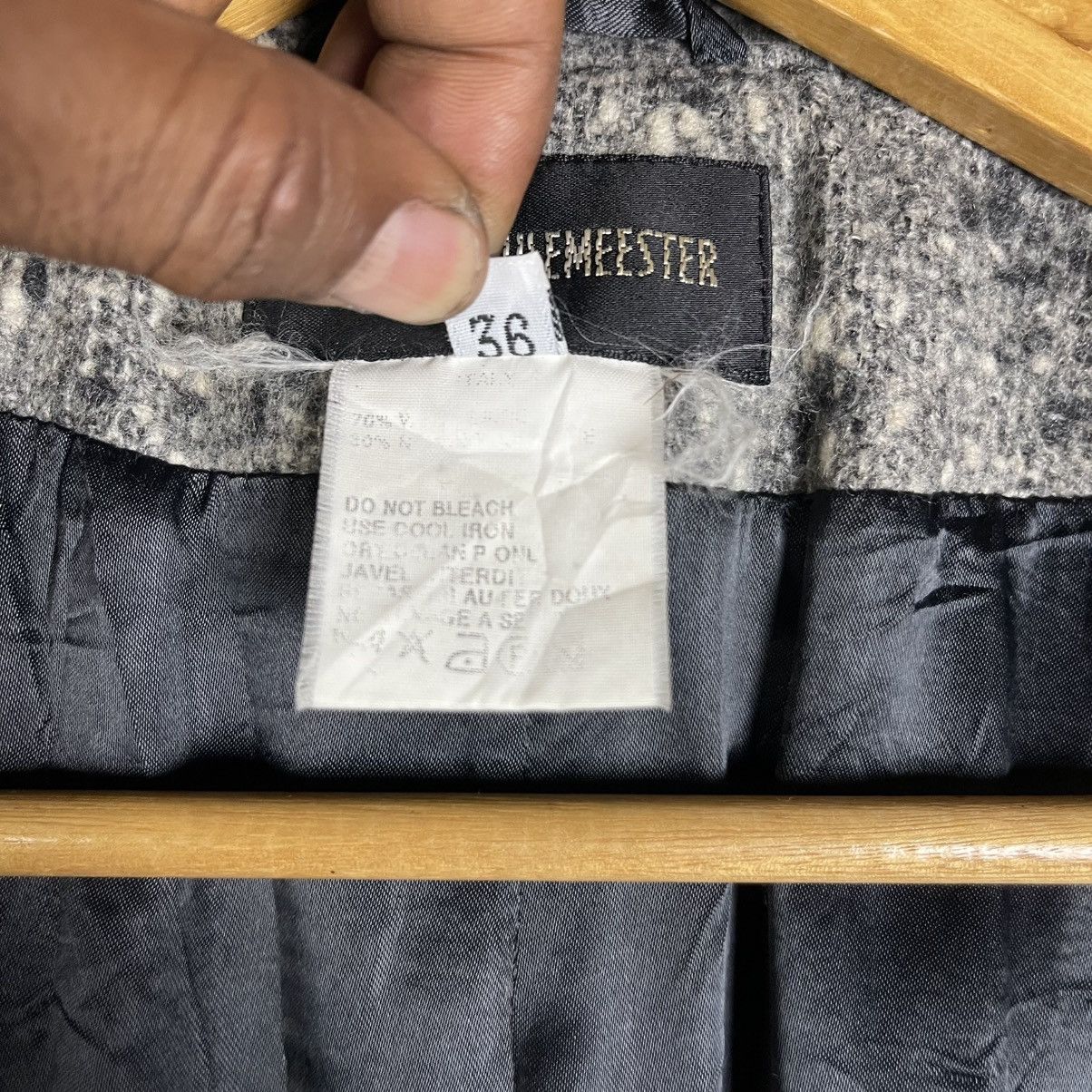 Ann Demeulemeester Ann Demeulemeester Archive Grey Tweed Double Breasted Coat Size XS / US 0-2 / IT 36-38 - 6 Thumbnail