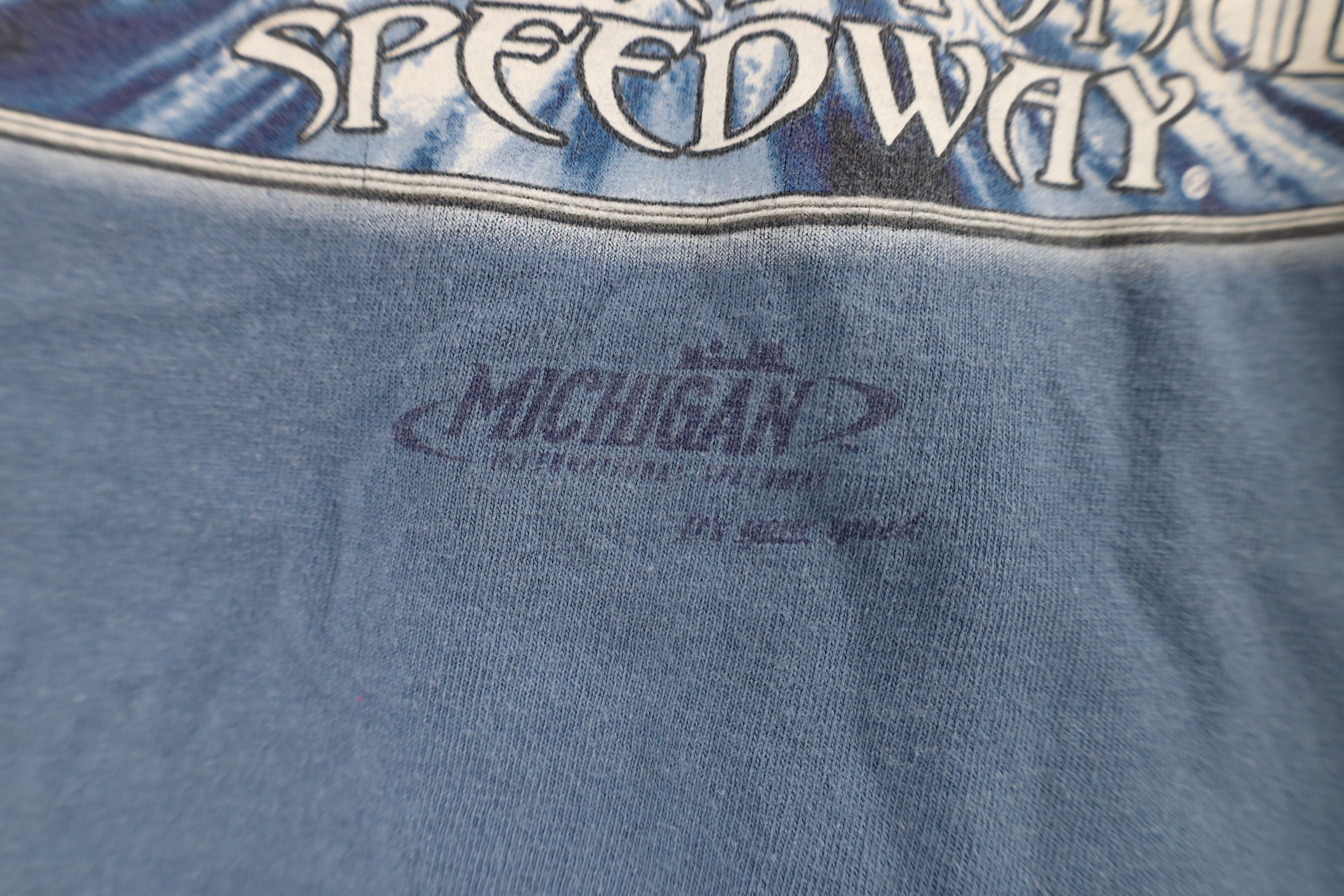 Vintage Vintage NASCAR MIS Michigan International Speedway T-Shirt Size US L / EU 52-54 / 3 - 10 Thumbnail
