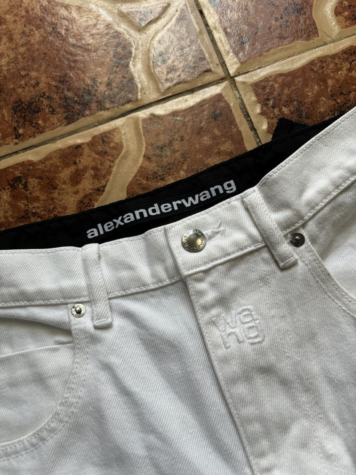 Alexander Wang Alexander Wang Pack Mix Hybrid Cargo Wide Denim Size 28" / US 6 / IT 42 - 11 Thumbnail