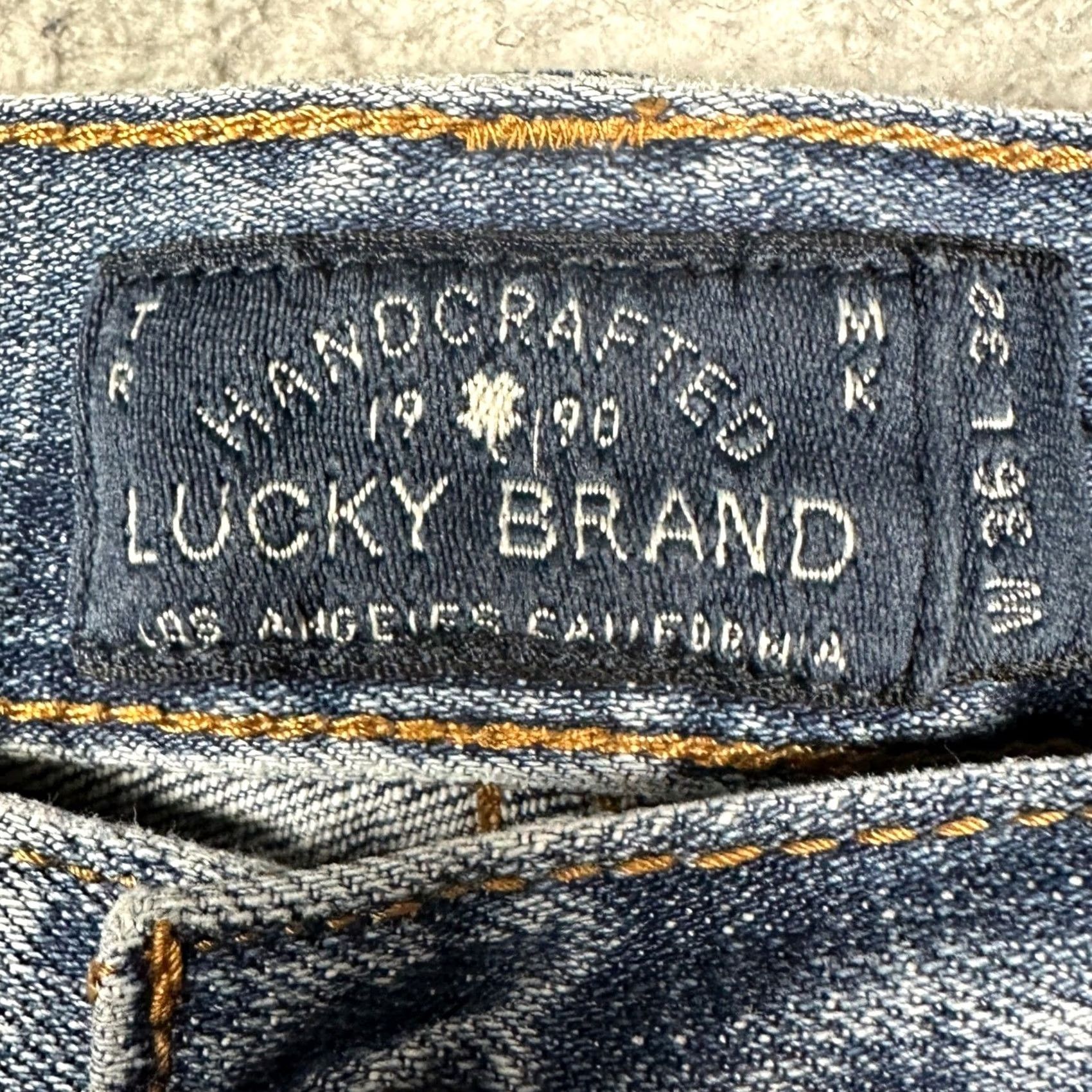 Lucky Brand Lucky Brand 221 Jeans Mens 36X32 Blue Original Straight Distressed Stretch Denim Size US 36 / EU 52 - 3 Thumbnail