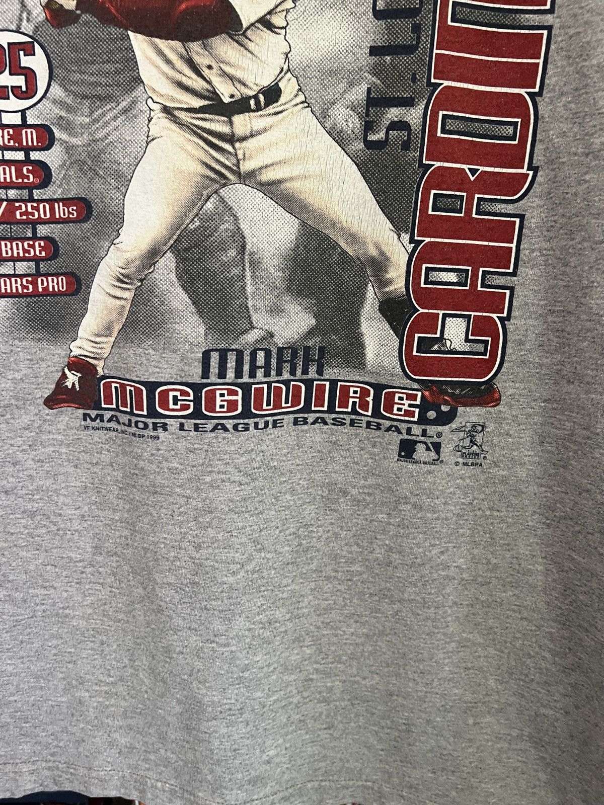 Lee 1999 Mark McGwire St Louis Cardinals MLB Tee Size US S / EU 44-46 / 1 - 2 Thumbnail