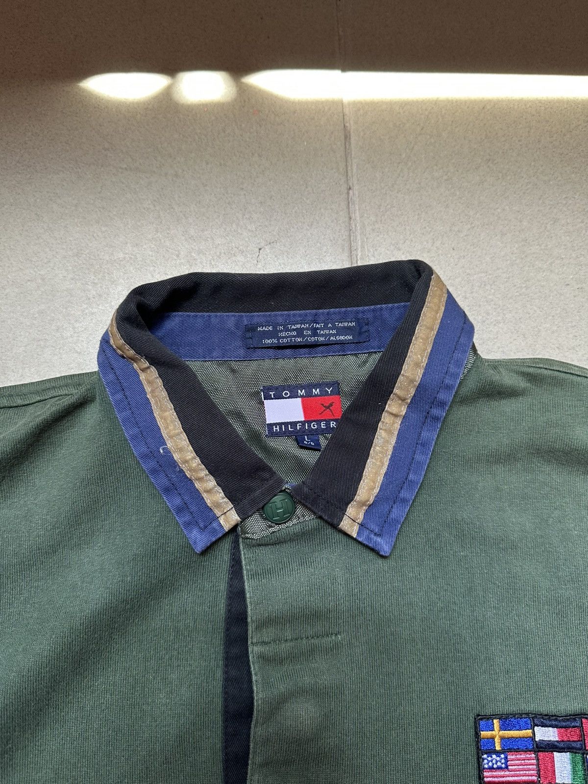 Tommy Hilfiger Vintage Tommy Hilfiger Sailing Polo Size US L / EU 52-54 / 3 - 5 Thumbnail