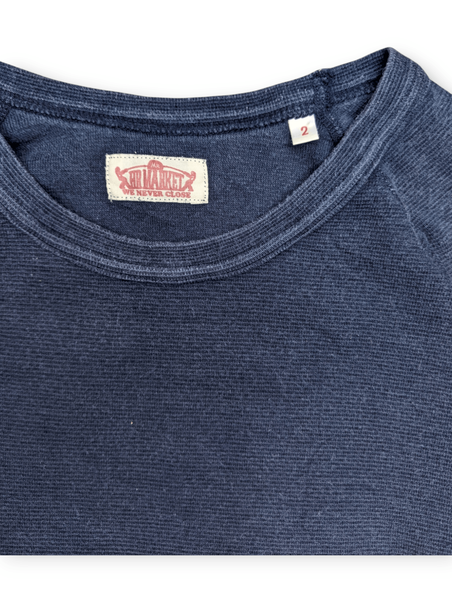 HOLLYWOOD RANCH MARKET Hollywood Ranch Market Indigo Raglan T shirt Size US M / EU 48-50 / 2 - 4 Thumbnail